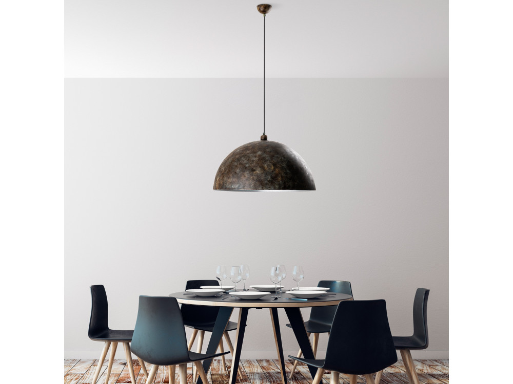Lámpara colgante de metal «Kure» - 60 x 60 cm - Antigua