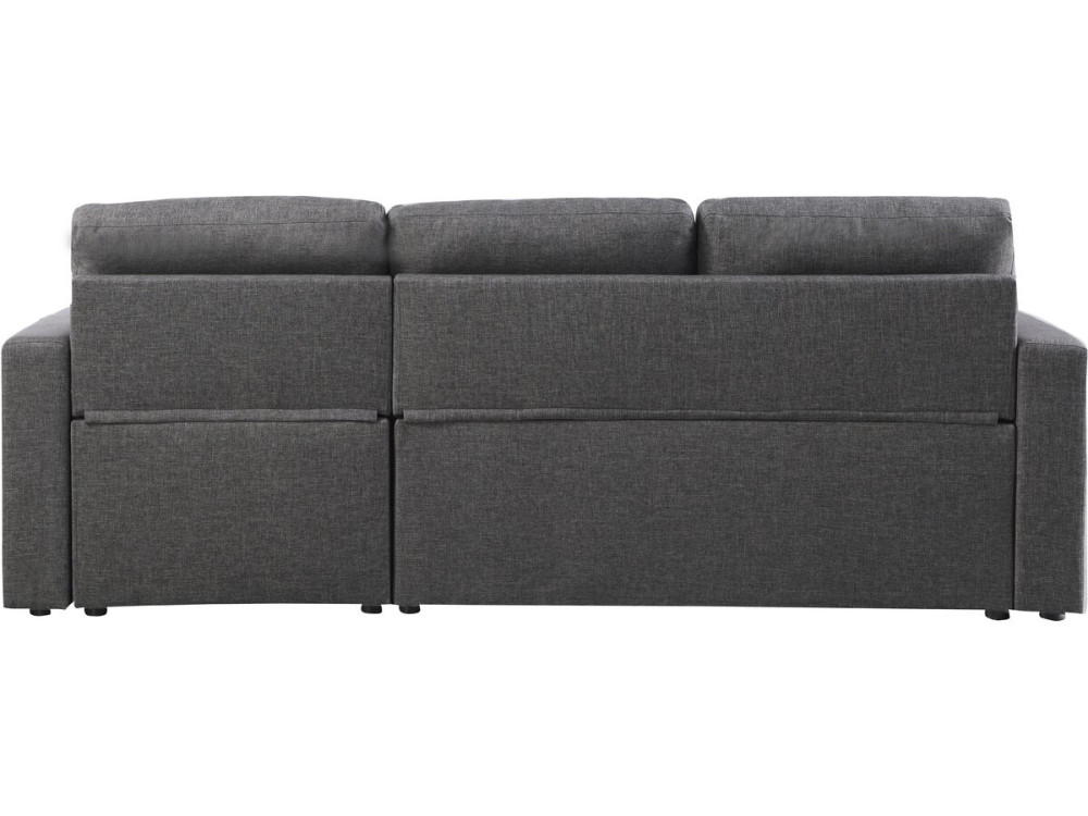 Sofá esquinero convertible "Alain" - 3 plazas - Gris
