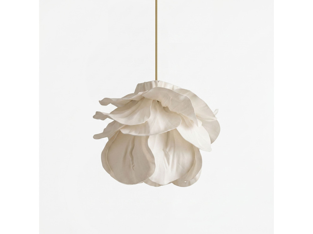 Lámpara colgante de plástico «MOD0007» - 48 x 48 cm - Blanca