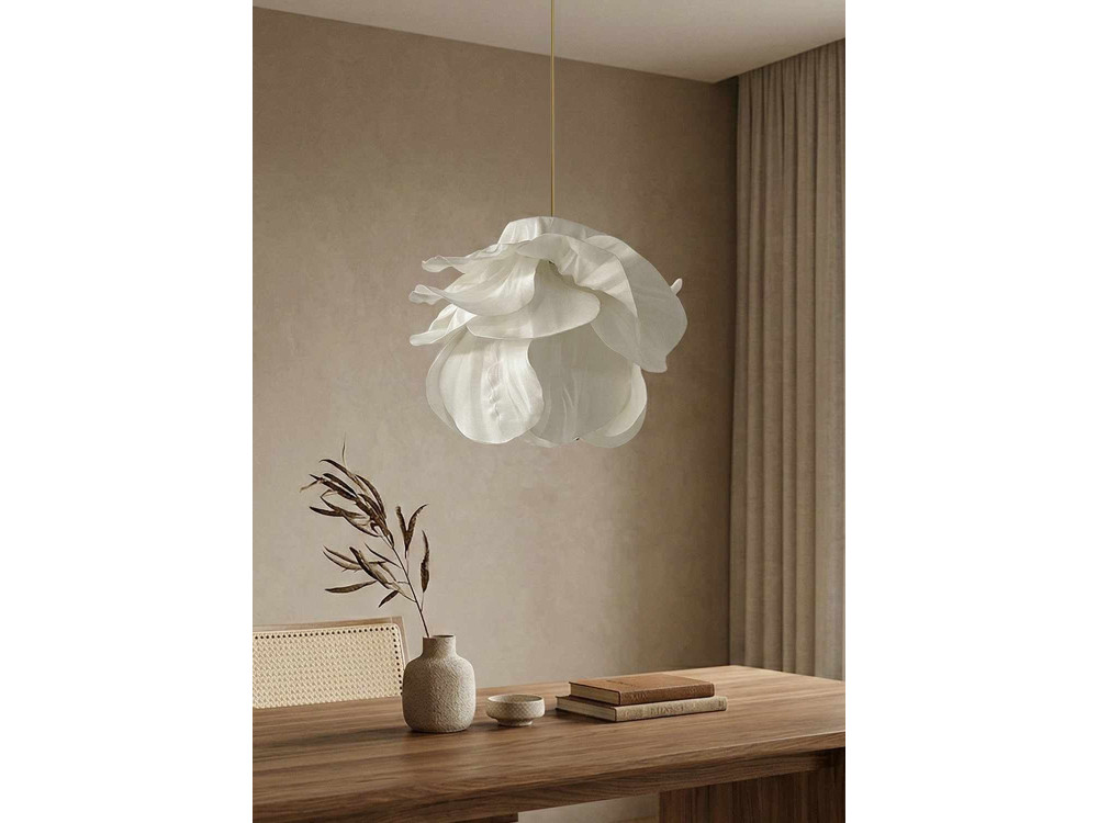 Lámpara colgante de plástico «MOD0007» - 48 x 48 cm - Blanca