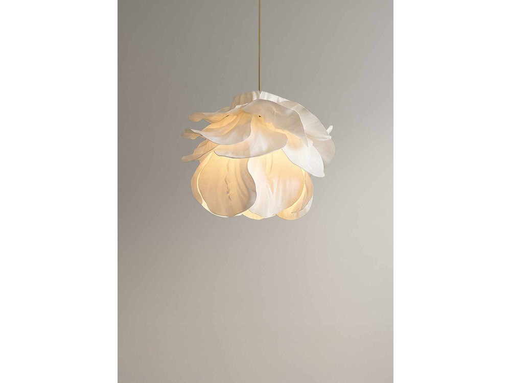 Lámpara colgante de plástico «MOD0007» - 48 x 48 cm - Blanca