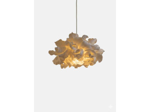 Lámpara colgante de plástico «MOD0018» - 48 x 48 cm - Color crema
