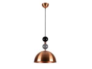 Lámpara colgante de metal «Bubble» - 31 x 31 cm - Cobre