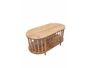 Mesa de centro de madera «Peka-0111» - 90 x 43 x 45 cm - Pino