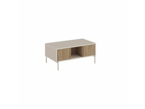 Mesa de centro de madera «VENTRO» - 100 x 42 x 60 cm - Gres