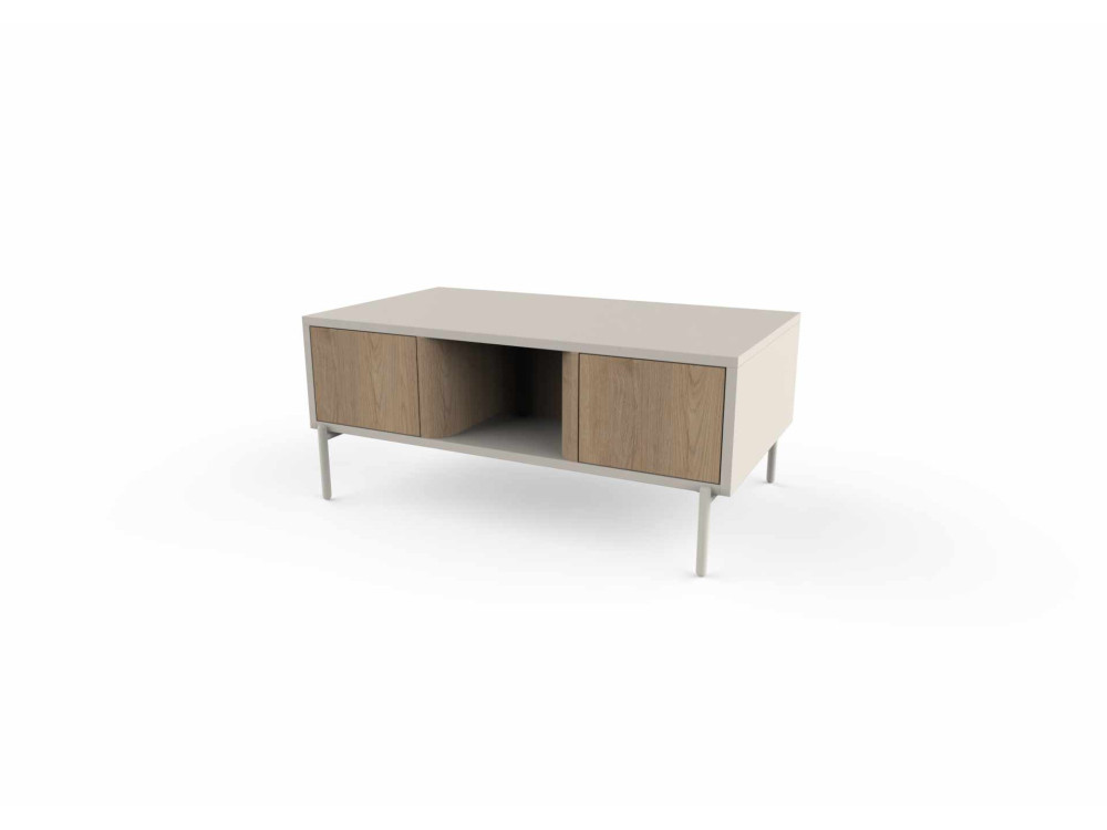 Mesa de centro de madera «VENTRO» - 100 x 42 x 60 cm - Gres