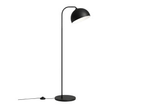 Lámpara de pie de metal «Yaka» - 51 x 51 cm - Negro