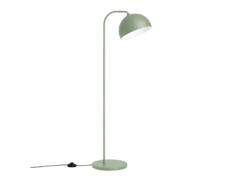 Lámpara de pie de metal «Yaka» - 51 x 51 cm - Verde menta