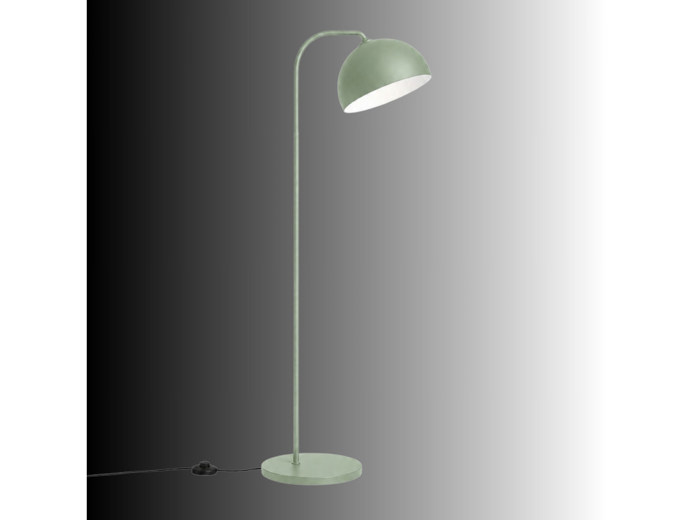 Lámpara de pie de metal «Yaka» - 51 x 51 cm - Verde menta