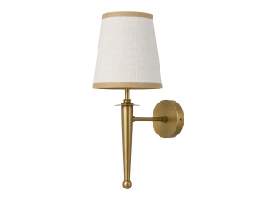 Aplique de pared de metal «Milano» - 22 x 22 cm - Beige