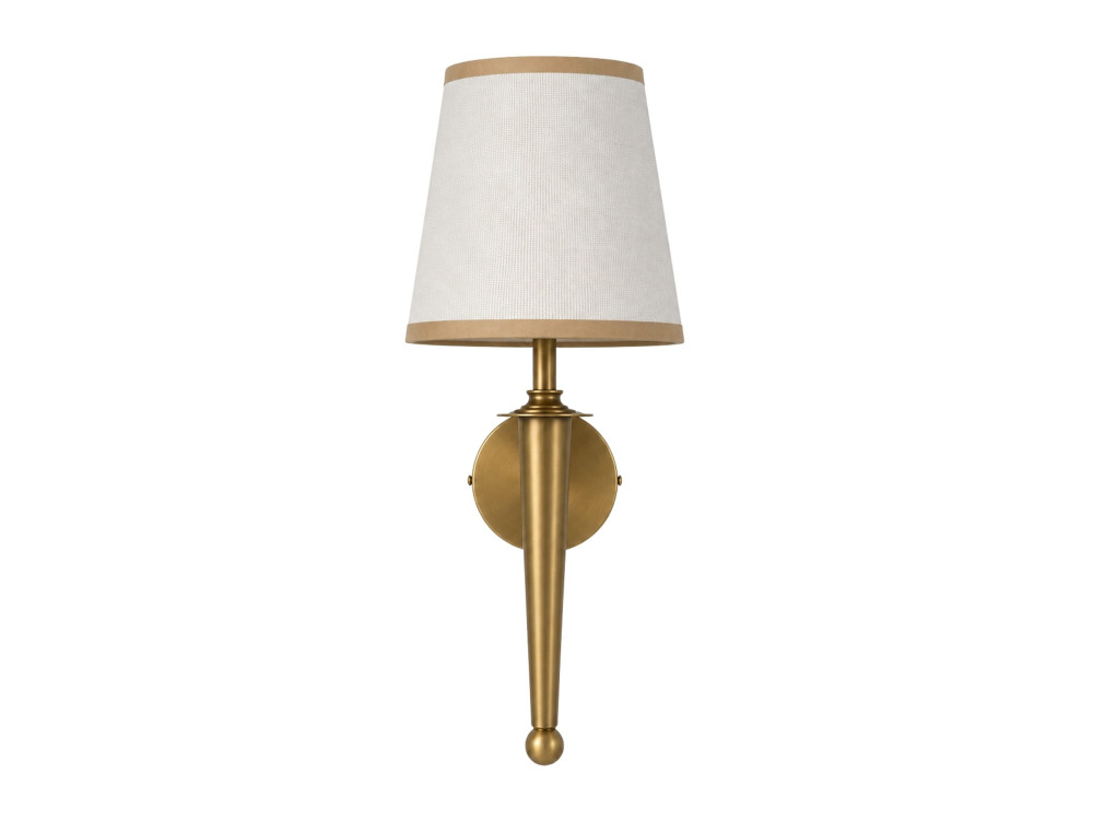 Aplique de pared de metal «Milano» - 22 x 22 cm - Beige