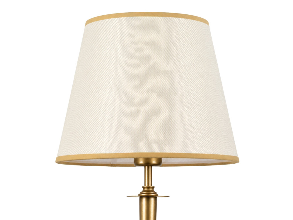 Lámpara de mesa de metal «Milano» - 31 x 31 cm - Beige