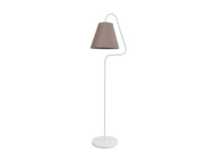 Lámpara de pie de metal «Altur» - 45 x 35 x 162 cm - Blanco