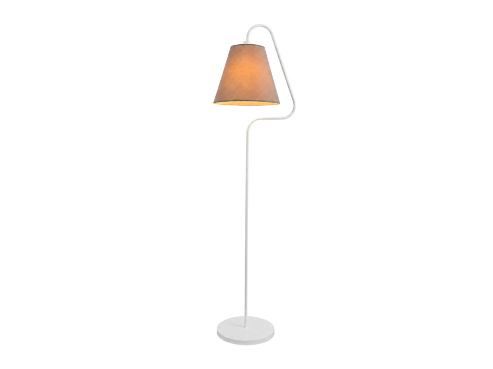 Lámpara de pie de metal «Altur» - 45 x 35 x 162 cm - Blanco