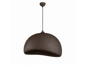 Lámpara colgante de metal «Beta» - 50 x 40 cm - Marrón