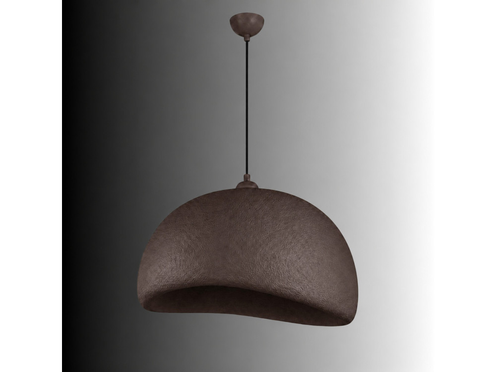 Lámpara colgante de metal «Beta» - 50 x 40 cm - Marrón