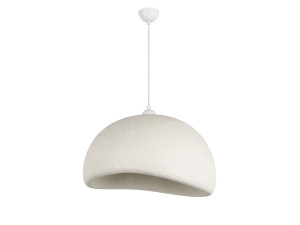 Lámpara colgante de metal «Beta» - 50 x 40 cm - Blanca