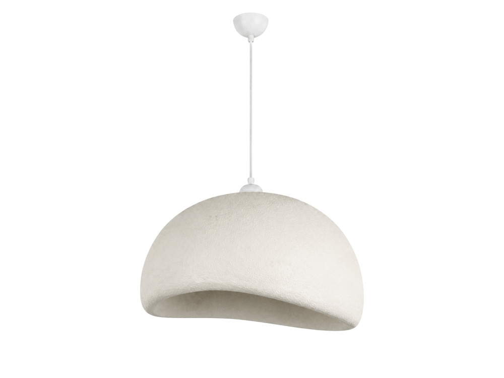 Lámpara colgante de metal «Beta» - 50 x 40 cm - Blanca