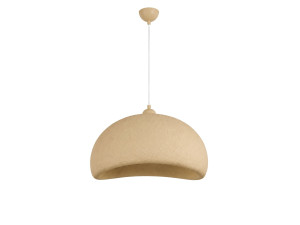 Lámpara colgante de metal «Beta» - 40 x 32 cm - Beige