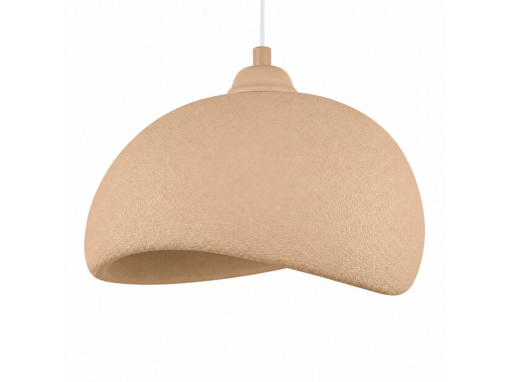 Lámpara colgante de metal «Beta» - 40 x 32 cm - Beige