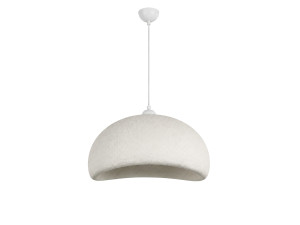 Lámpara colgante de metal «Beta» - 40 x 32 cm - Blanca