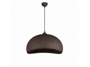 Lámpara colgante de metal «Beta» - 40 x 32 cm - Marrón