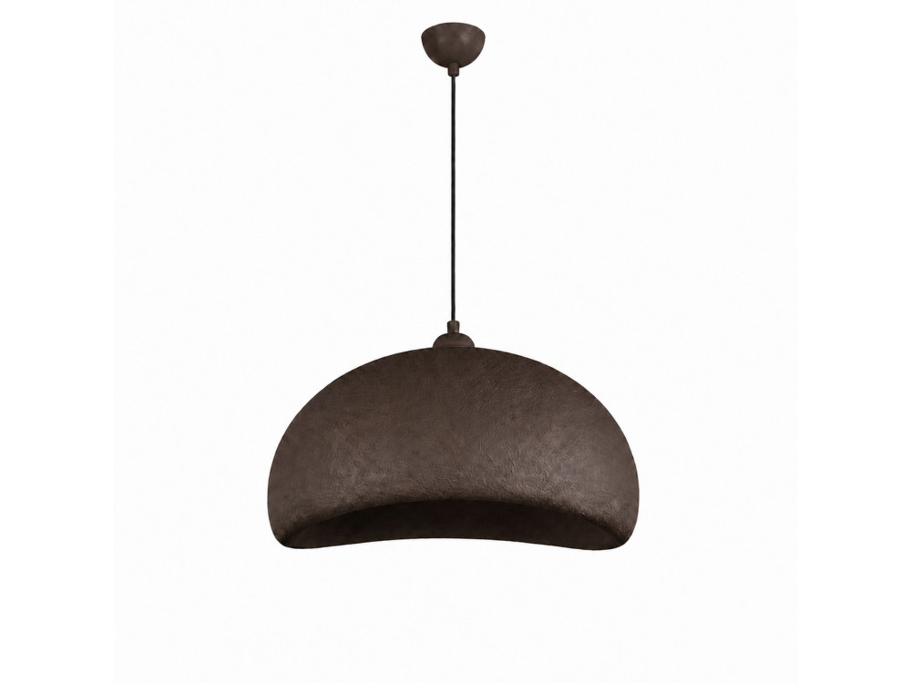 Lámpara colgante de metal «Beta» - 40 x 32 cm - Marrón