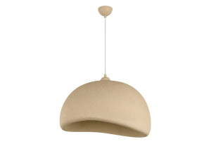 Lámpara colgante de metal «Beta» - 50 x 40 cm - Beige