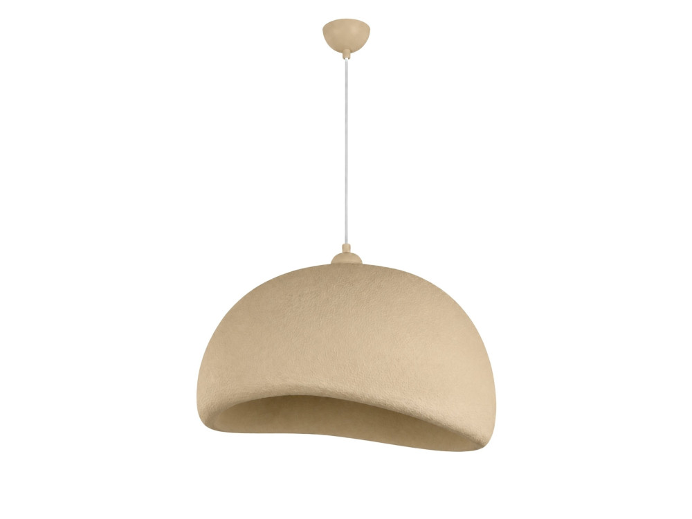 Lámpara colgante de metal «Beta» - 50 x 40 cm - Beige