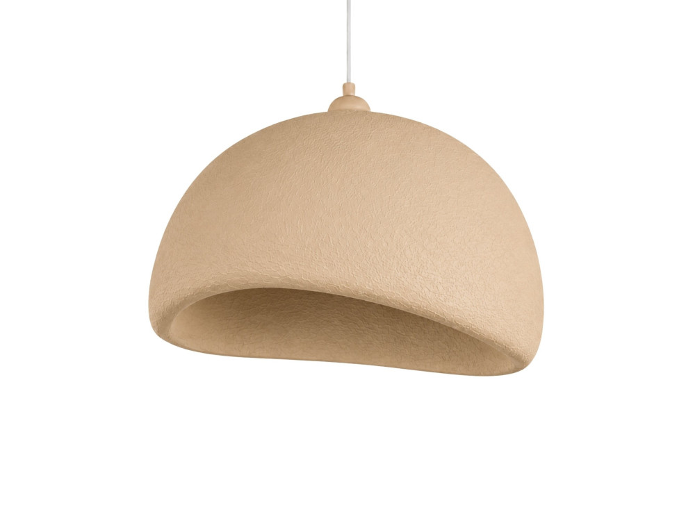 Lámpara colgante de metal «Beta» - 50 x 40 cm - Beige