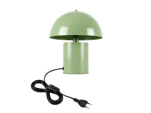 Lámpara de mesa de metal «Pera» - 26 x 26 cm - Verde menta