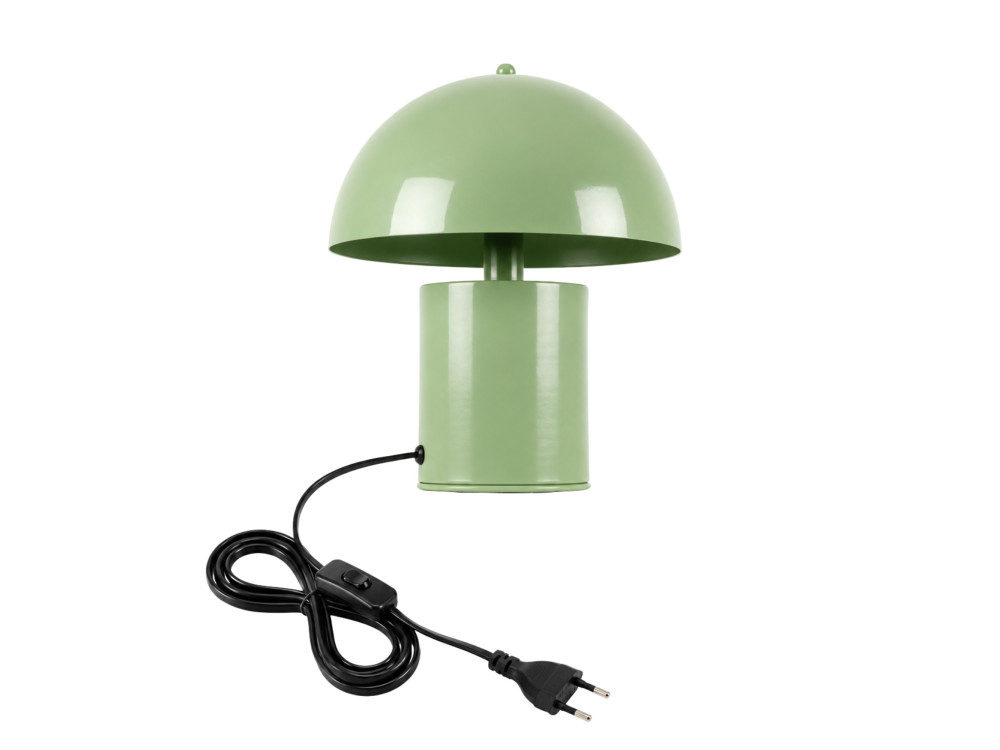 Lámpara de mesa de metal «Pera» - 26 x 26 cm - Verde menta