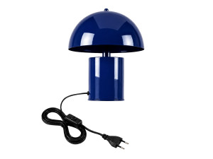 Lámpara de mesa de metal «Pera» - 26 x 26 cm - Azul marino