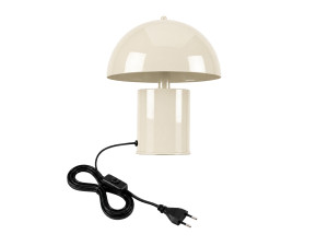 Lámpara de mesa de metal «Pera» - 26 x 26 cm - Beige