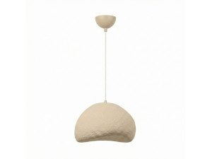 Lámpara colgante de metal «Loval» - 50 x 44 cm - Beige