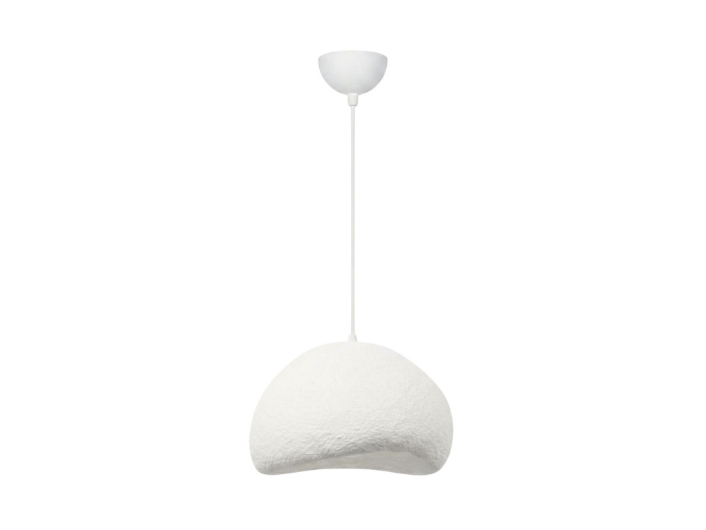 Lámpara colgante de metal «Loval» - 50 x 44 cm - Blanca