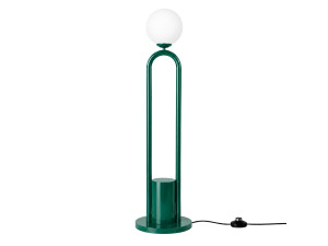Lámpara de pie de metal «Loop» - 30 x 30 cm - Verde