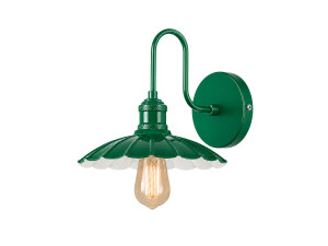 Aplique de pared de metal «Volan» - 25 x 30 cm - Verde
