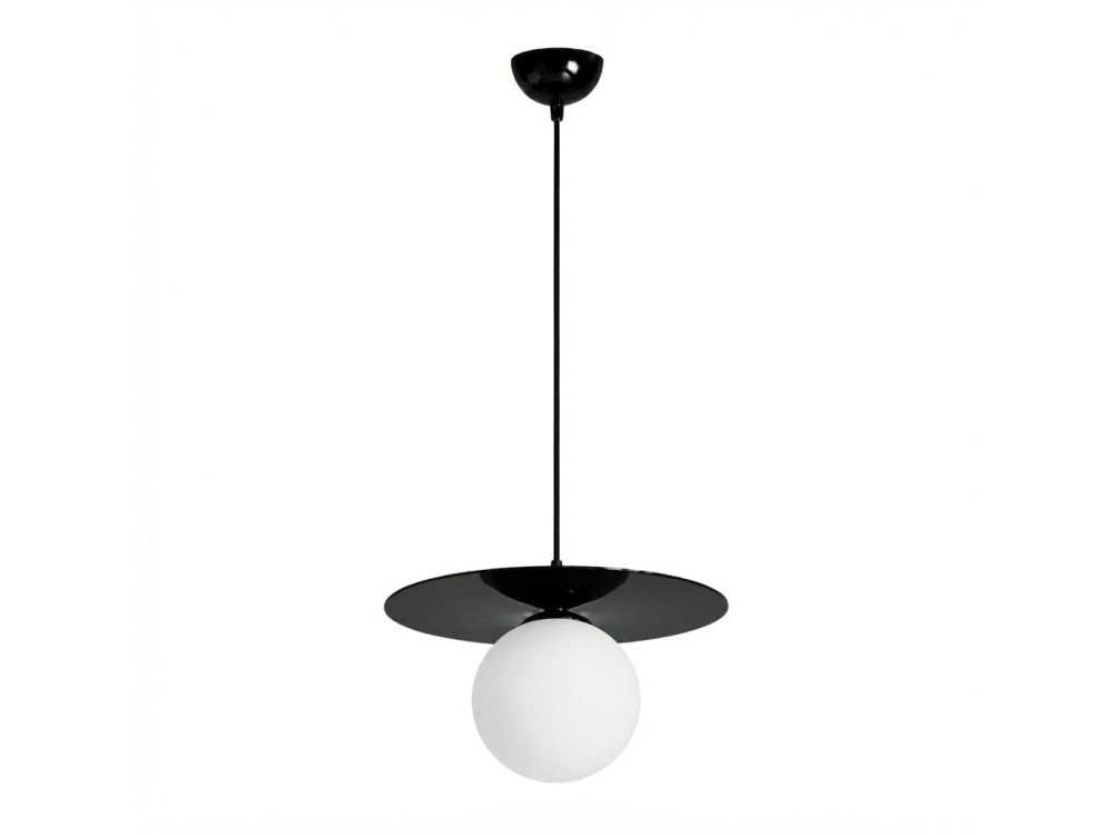 Lámpara colgante de metal «Vesper» - 40 x 40 cm - Negro