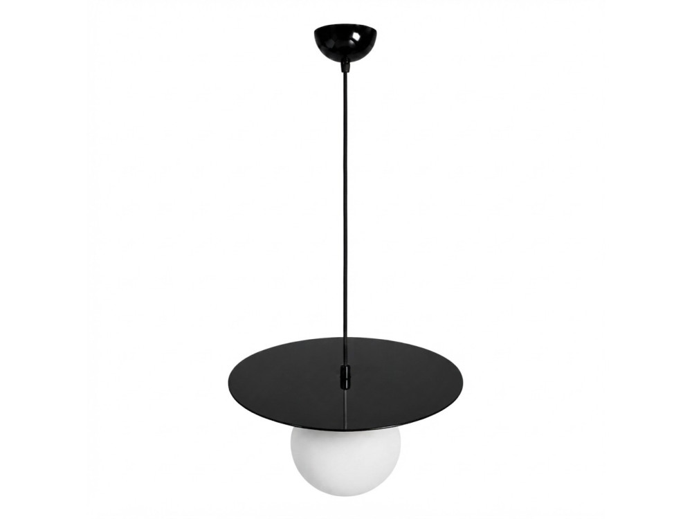 Lámpara colgante de metal «Vesper» - 40 x 40 cm - Negro