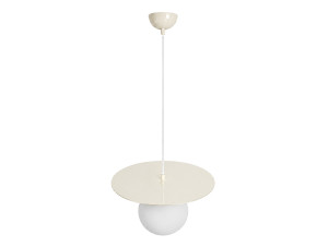 Lámpara colgante de metal «Vesper» - 40 x 40 cm - Beige