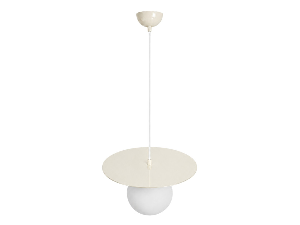 Lámpara colgante de metal «Vesper» - 40 x 40 cm - Beige