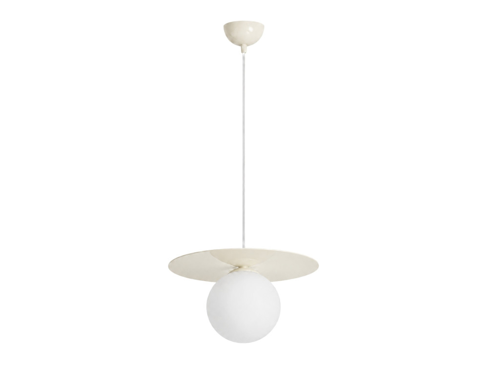 Lámpara colgante de metal «Vesper» - 40 x 40 cm - Beige