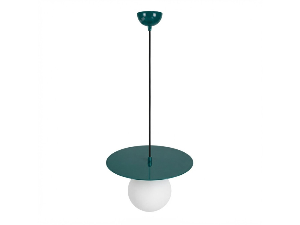 Lámpara colgante de metal «Vesper» - 40 x 40 cm - Verde