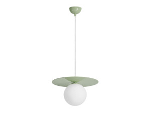 Lámpara colgante de metal «Vesper» - 40 x 40 cm - Verde
