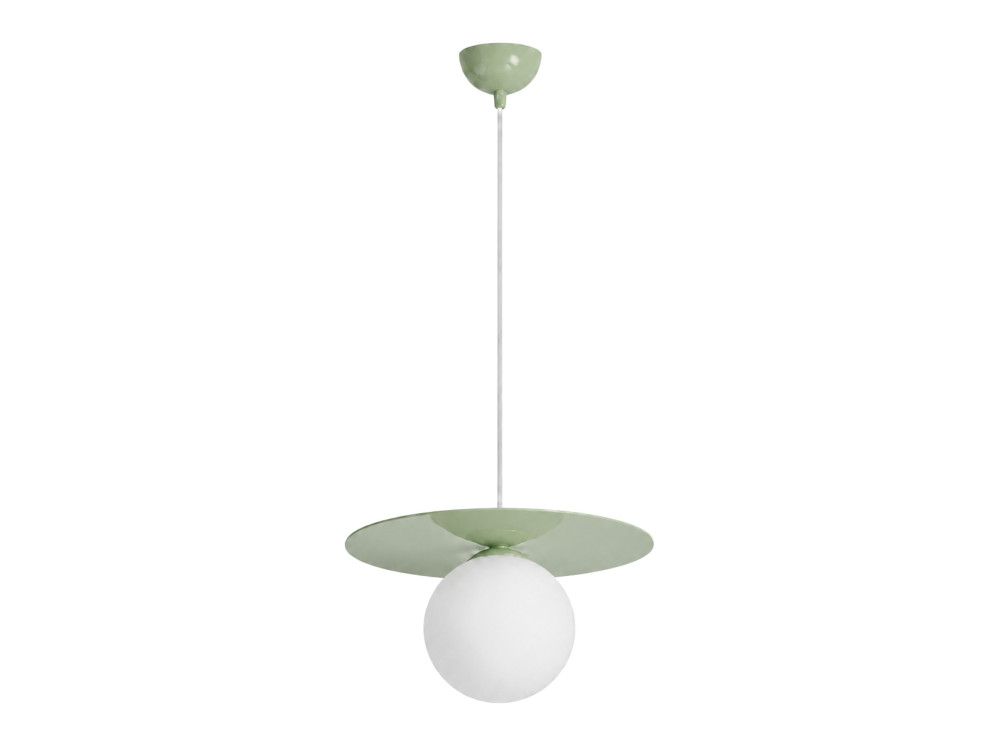 Lámpara colgante de metal «Vesper» - 40 x 40 cm - Verde
