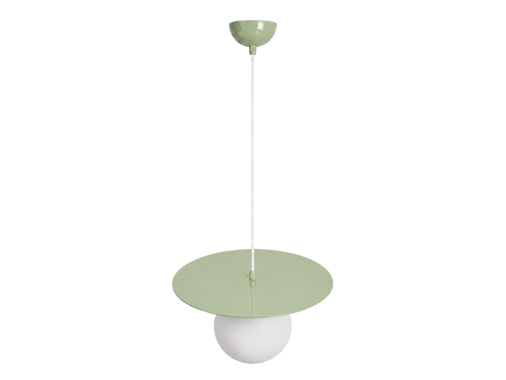 Lámpara colgante de metal «Vesper» - 40 x 40 cm - Verde
