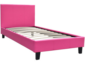 Cama "Lina" 90 x 190 cm - Rosa
