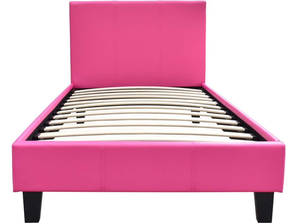 Cama "Lina" 90 x 190 cm - Rosa