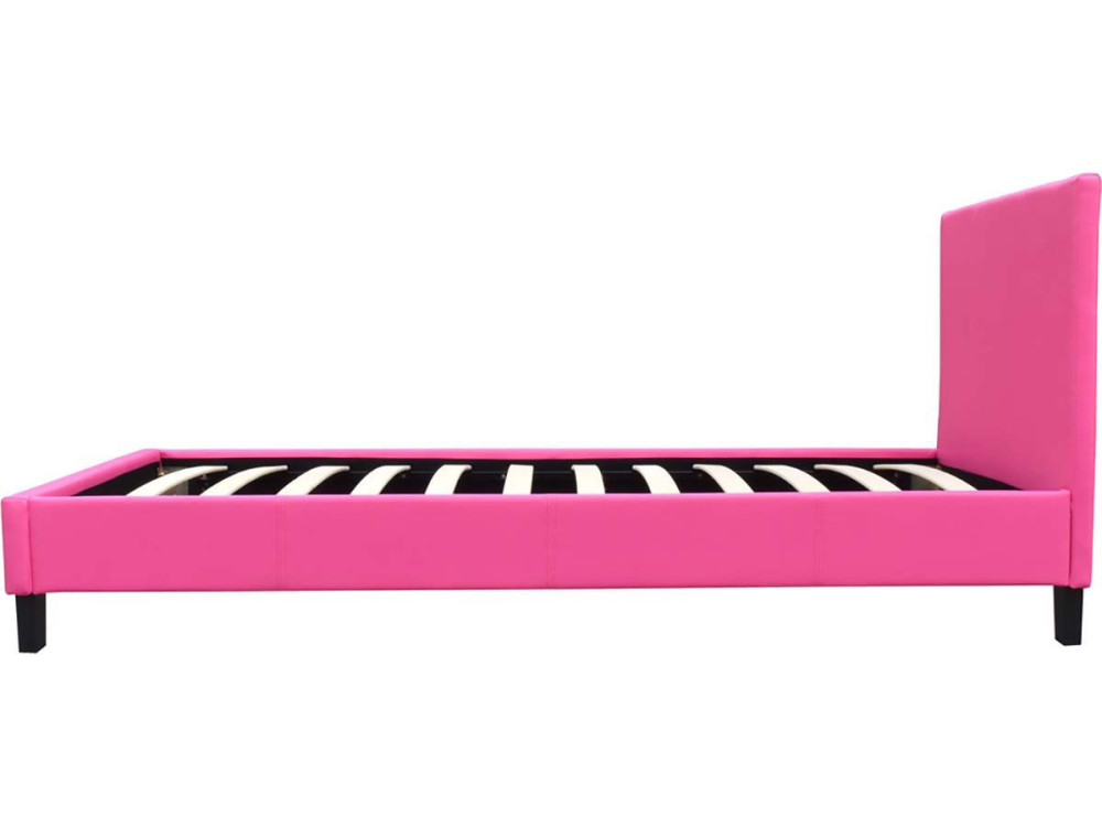 Cama "Lina" 90 x 190 cm - Rosa